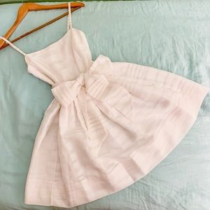 White A-Line Bow Dress | Kate Spade | Women | Size 00